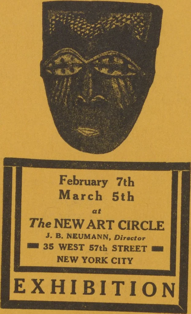 An illustration from Blondiau-Theatre Arts collection of primitive African art : on exhibition, February 7th to March 5th, 1927, The New Art Circle, 1927, leaf 28