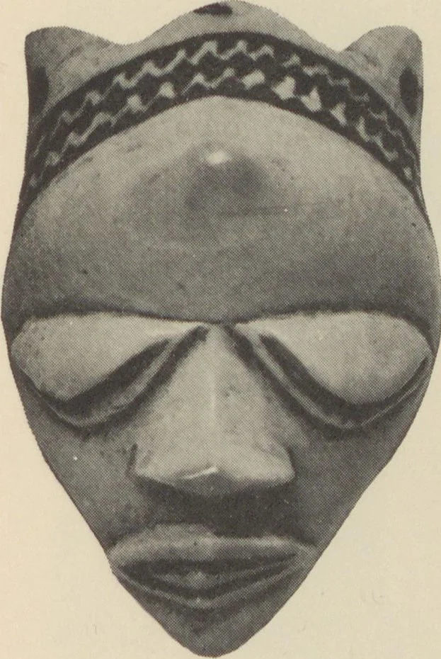 An illustration from Blondiau-Theatre Arts collection of primitive African art : on exhibition, February 7th to March 5th, 1927, The New Art Circle, 1927, leaf 9