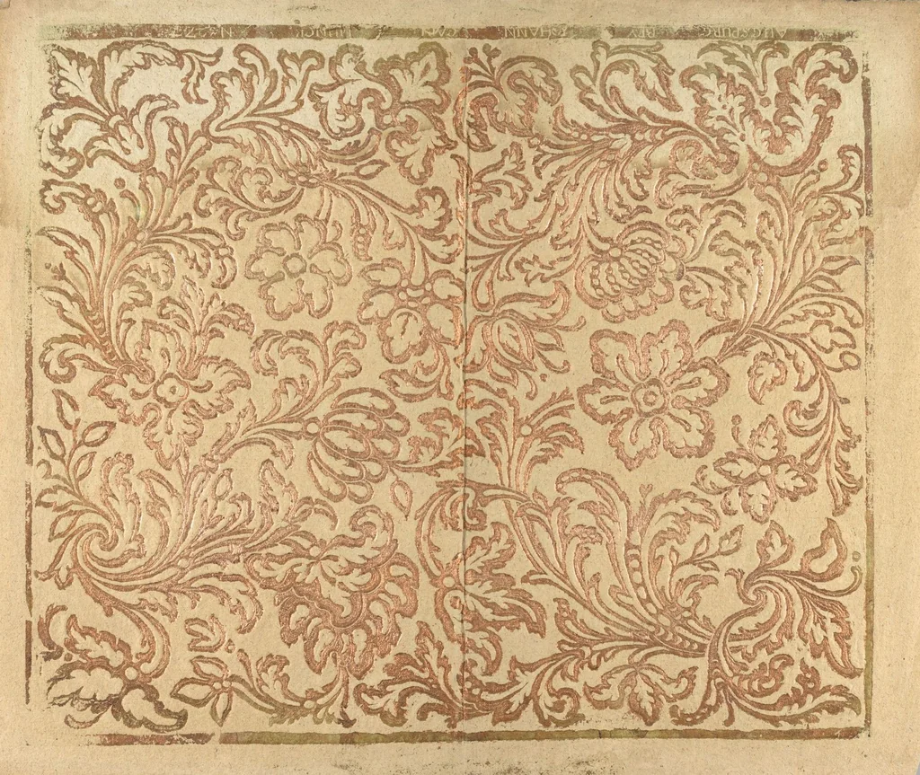 An illustration from A collection of 18th century and early 19th century decorative papers, 1700, leaf 2