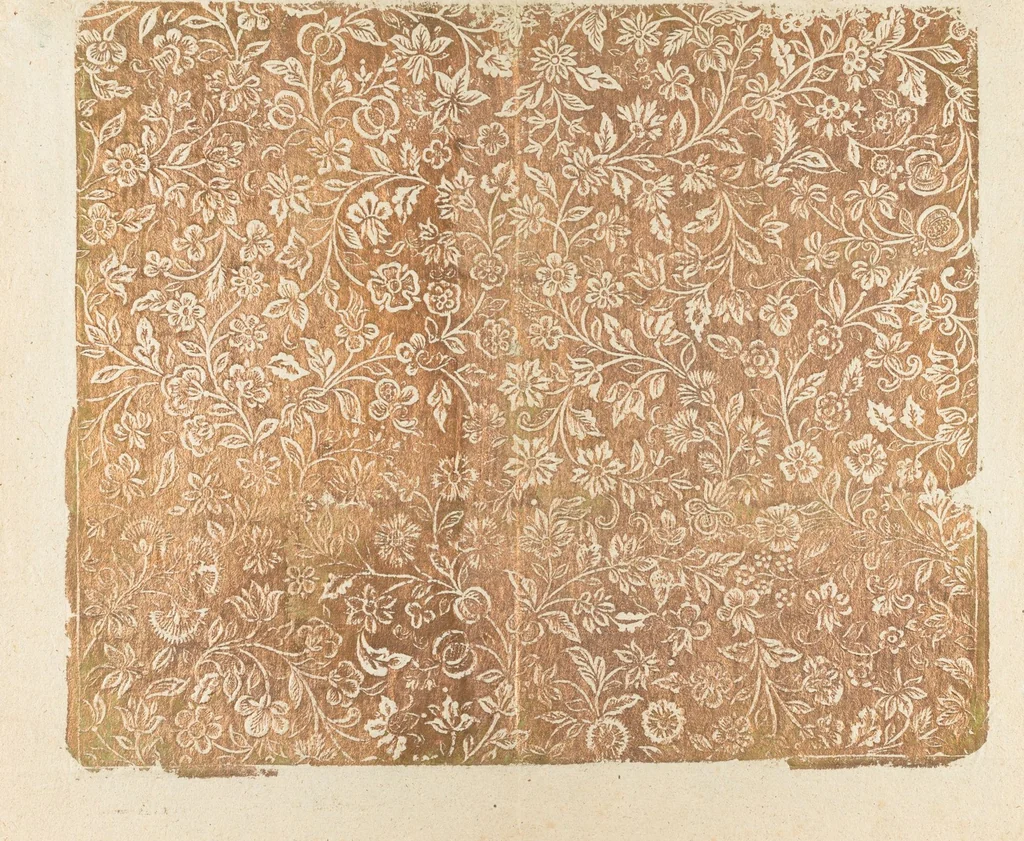 An illustration from A collection of 18th century and early 19th century decorative papers, 1700, leaf 5