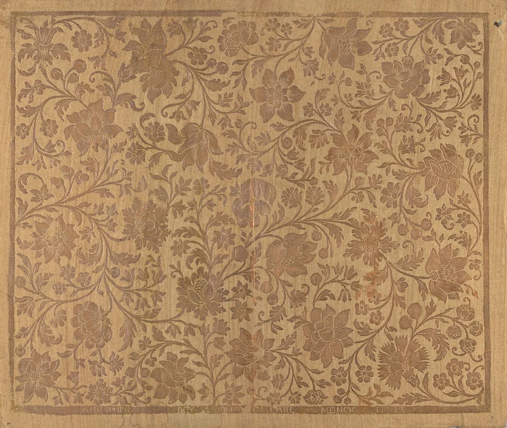 An illustration from A collection of 18th century and early 19th century decorative papers, 1700, leaf 7