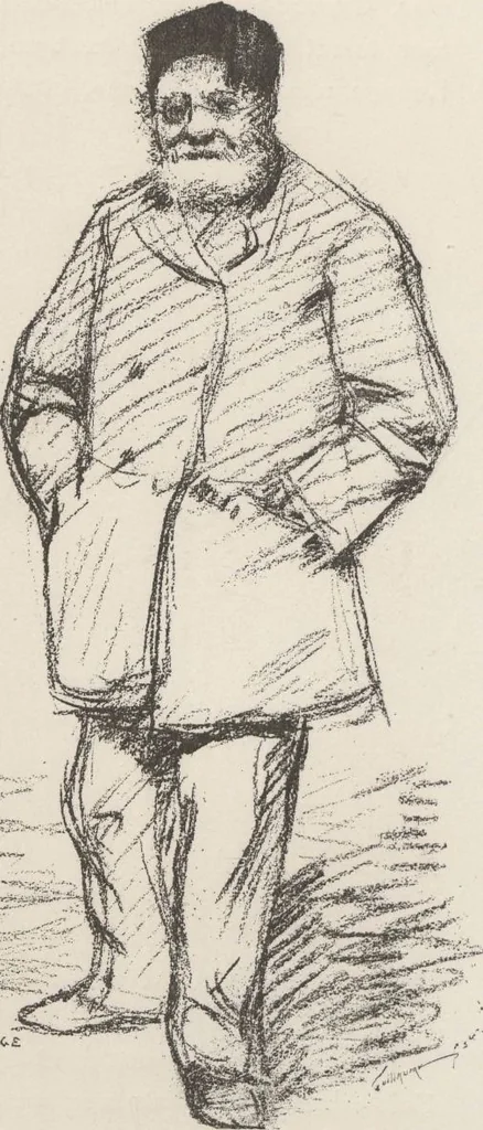 An illustration from Bastien-Lepage, sa vie et ses oeuvres, 1848-1884 / étude par L. de Fourcaud ; publié sous la directionde F.-G. Dumas, 1885, leaf 15