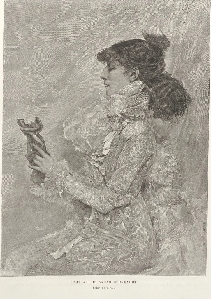 An illustration from Bastien-Lepage, sa vie et ses oeuvres, 1848-1884 / étude par L. de Fourcaud ; publié sous la directionde F.-G. Dumas, 1885, leaf 17
