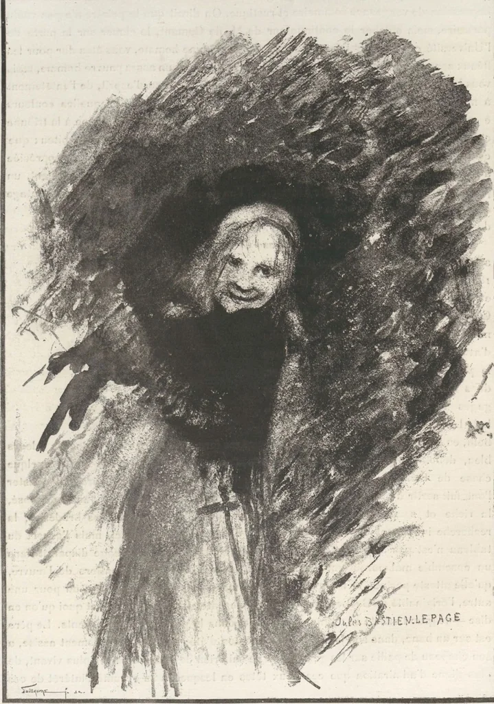 An illustration from Bastien-Lepage, sa vie et ses oeuvres, 1848-1884 / étude par L. de Fourcaud ; publié sous la directionde F.-G. Dumas, 1885, leaf 20