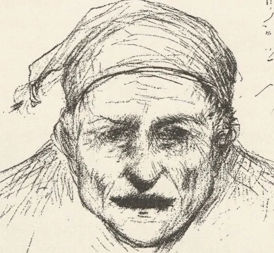 An illustration from Bastien-Lepage, sa vie et ses oeuvres, 1848-1884 / étude par L. de Fourcaud ; publié sous la directionde F.-G. Dumas, 1885, leaf 23