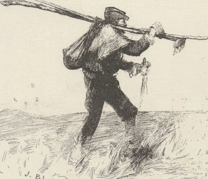 An illustration from Bastien-Lepage, sa vie et ses oeuvres, 1848-1884 / étude par L. de Fourcaud ; publié sous la directionde F.-G. Dumas, 1885, leaf 26
