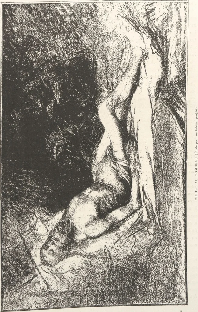 An illustration from Bastien-Lepage, sa vie et ses oeuvres, 1848-1884 / étude par L. de Fourcaud ; publié sous la directionde F.-G. Dumas, 1885, leaf 33