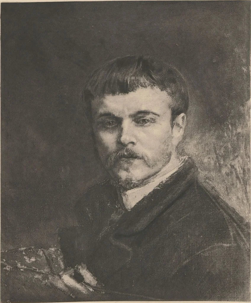 An illustration from Bastien-Lepage, sa vie et ses oeuvres, 1848-1884 / étude par L. de Fourcaud ; publié sous la directionde F.-G. Dumas, 1885, leaf 42
