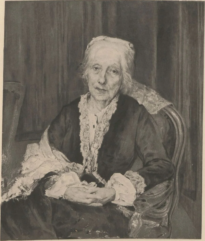 An illustration from Bastien-Lepage, sa vie et ses oeuvres, 1848-1884 / étude par L. de Fourcaud ; publié sous la directionde F.-G. Dumas, 1885, leaf 62