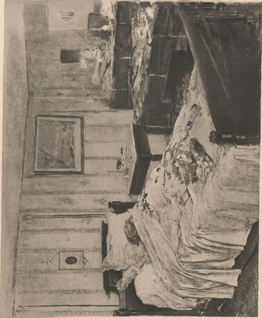 An illustration from Bastien-Lepage, sa vie et ses oeuvres, 1848-1884 / étude par L. de Fourcaud ; publié sous la directionde F.-G. Dumas, 1885, leaf 66