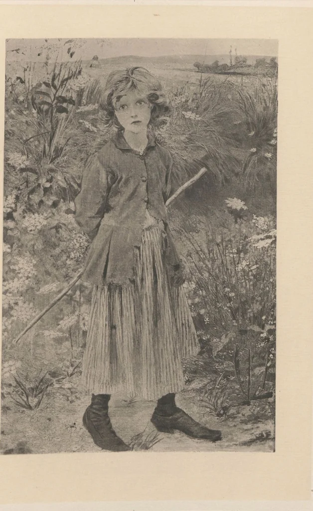 An illustration from Bastien-Lepage, sa vie et ses oeuvres, 1848-1884 / étude par L. de Fourcaud ; publié sous la directionde F.-G. Dumas, 1885, leaf 74