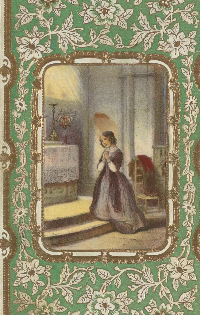 An illustration from Laure et Anna, ou la Puissance de la foi sur le caractère / par Mlle Fanny de V..., auteur de Marie, ou l'Ange de la terre, 1852, leaf 1