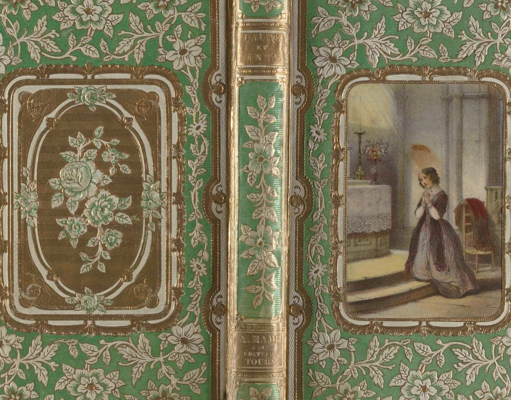 An illustration from Laure et Anna, ou la Puissance de la foi sur le caractère / par Mlle Fanny de V..., auteur de Marie, ou l'Ange de la terre, 1852, leaf 2