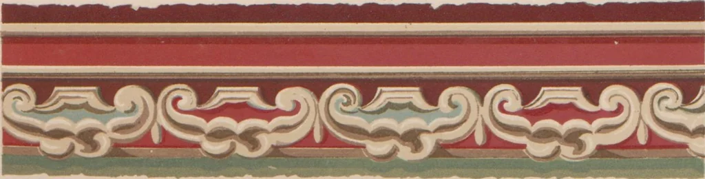 An illustration from The most beautiful walls in Pompeii, reproduced in chromolithography... / with explanatory notes by E. Presuhn, 1877, leaf 28