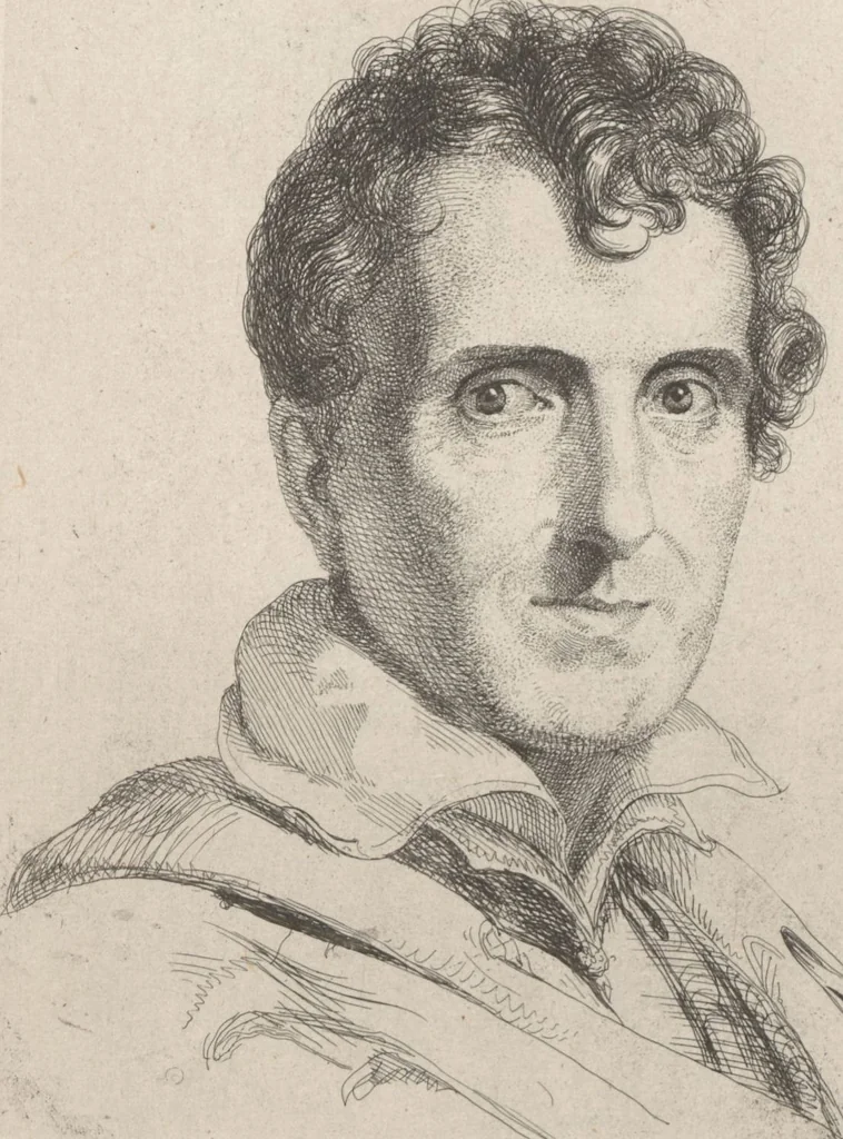 An illustration from Original etchings / by Sir George Hayter, historical and portrait painter to His Majesty the King of Belgium, and member of the Academy of Rome, Florence, Bologna, Parma and Venice : forty-six etchings, 1879, leaf 36