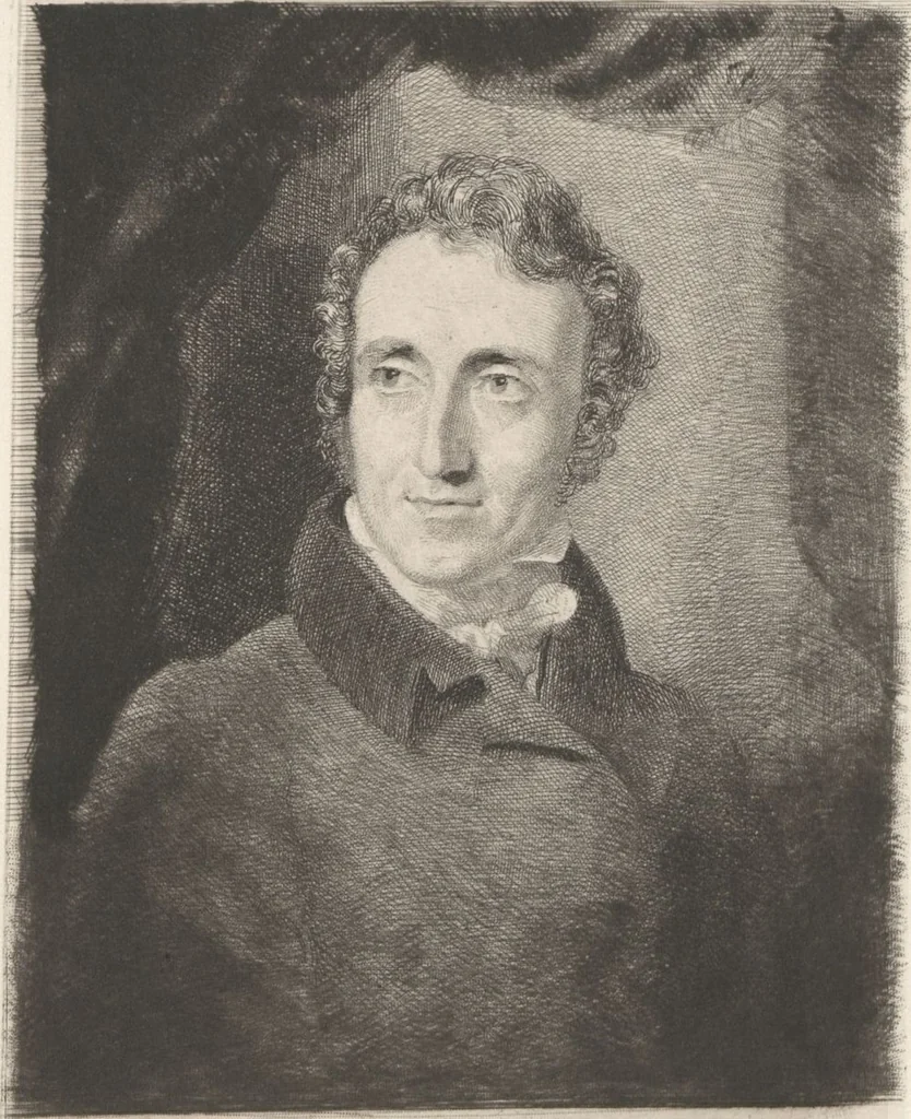 An illustration from Original etchings / by Sir George Hayter, historical and portrait painter to His Majesty the King of Belgium, and member of the Academy of Rome, Florence, Bologna, Parma and Venice : forty-six etchings, 1879, leaf 38