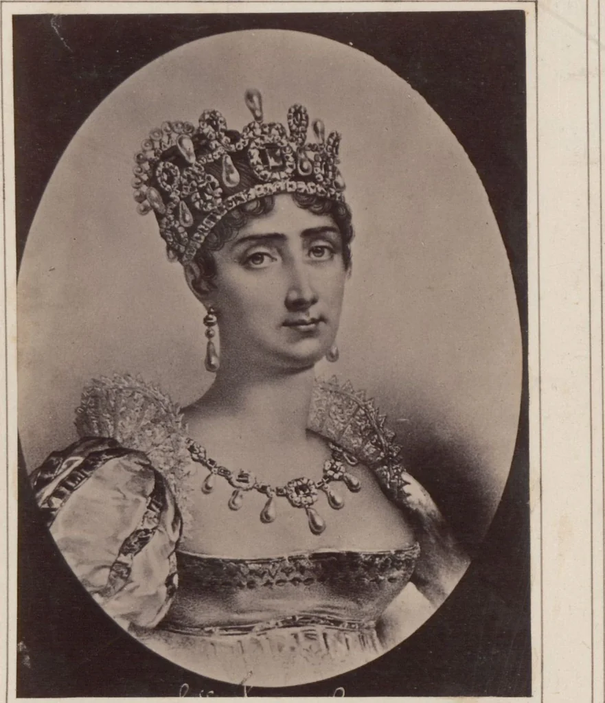 An illustration from A descriptive catalogue of a collection of royal historical porcelain, designed and painted in Europe during the eleven years beginning 1878 and ending 1889 : holograph and photographs, [189-?] / by J.S. Potter, 1878, leaf 16