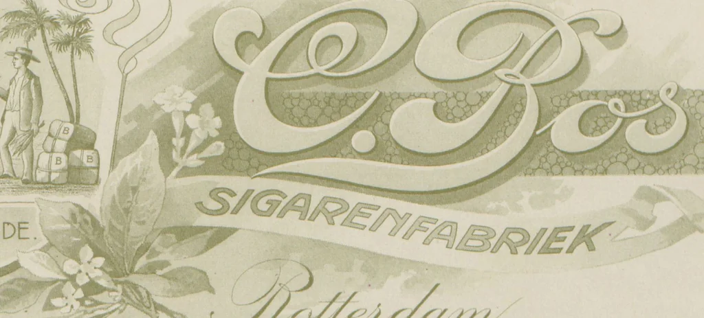 An illustration from Der Moderne Merkantil-Lithograph : eine Sammlung merkantiler Arbeiten / hrsg. von Steinbach & Strache, 1901, leaf 12