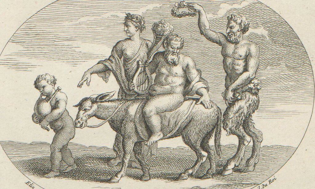An illustration from [A collection of 48 engravings from ancient gems, etc. / drawn and engraved by E.S.C., Ursule de la Croix, and others, 1709, leaf 22