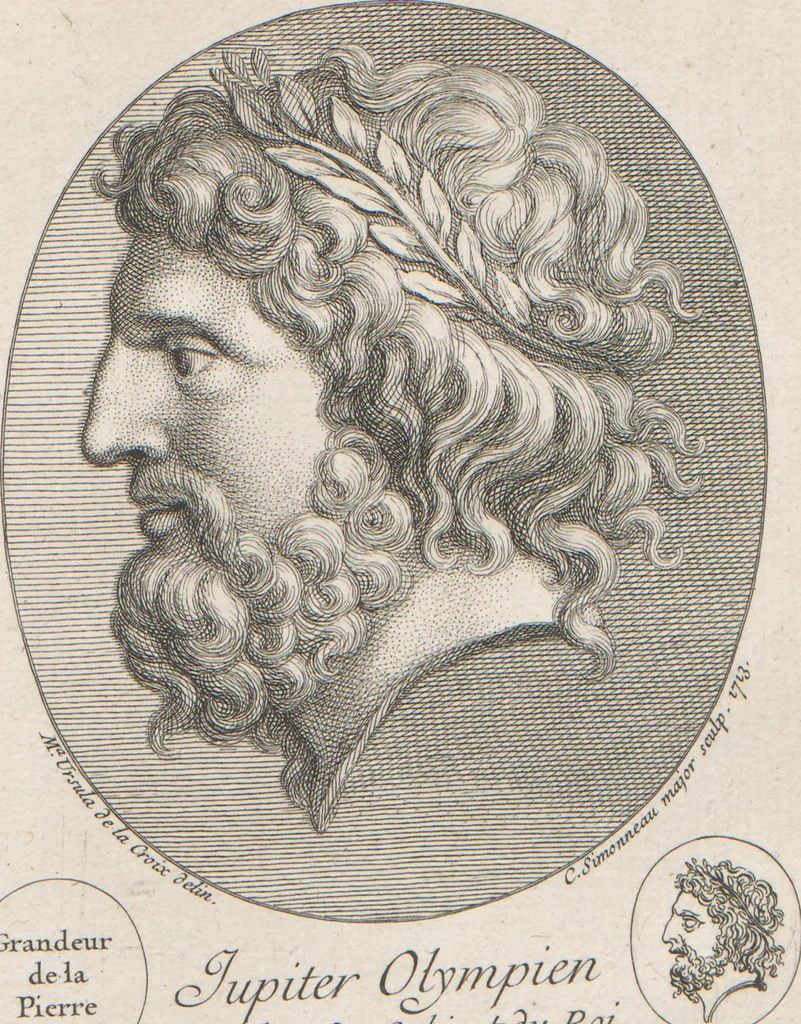 An illustration from [A collection of 48 engravings from ancient gems, etc. / drawn and engraved by E.S.C., Ursule de la Croix, and others, 1709, leaf 26