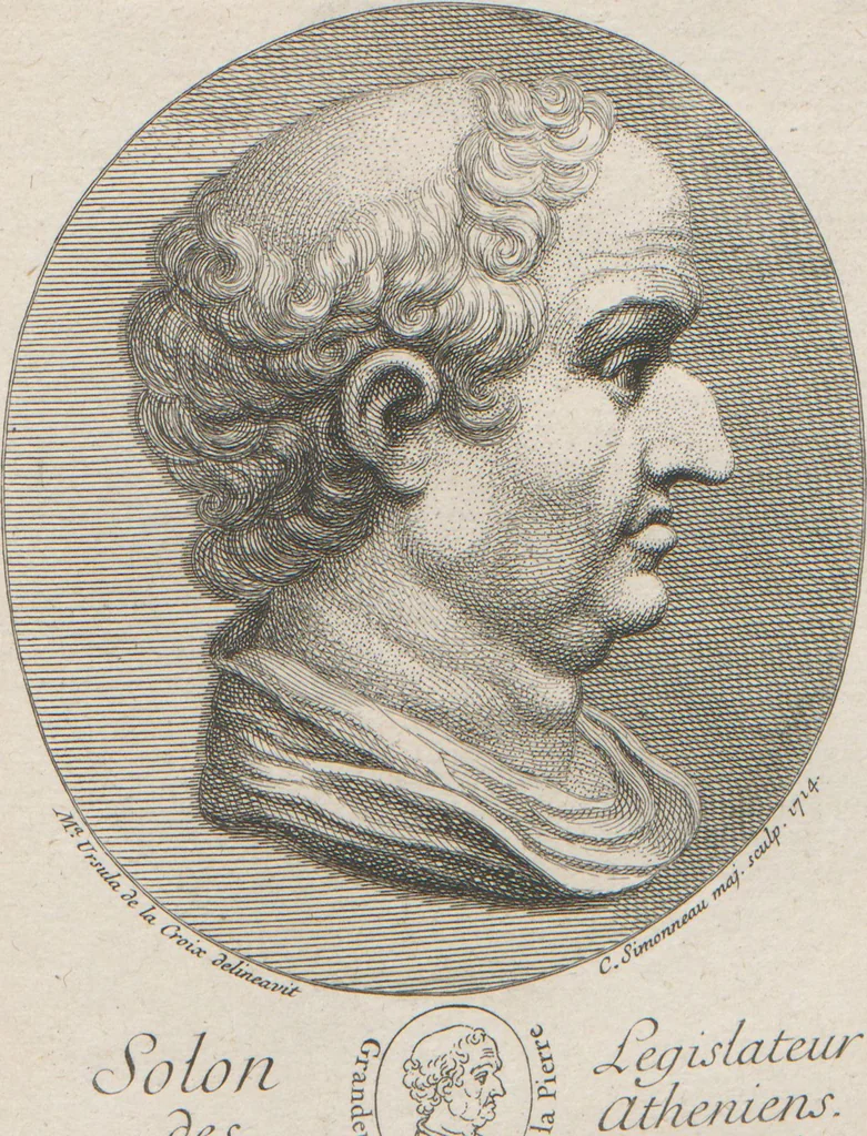 An illustration from [A collection of 48 engravings from ancient gems, etc. / drawn and engraved by E.S.C., Ursule de la Croix, and others, 1709, leaf 30