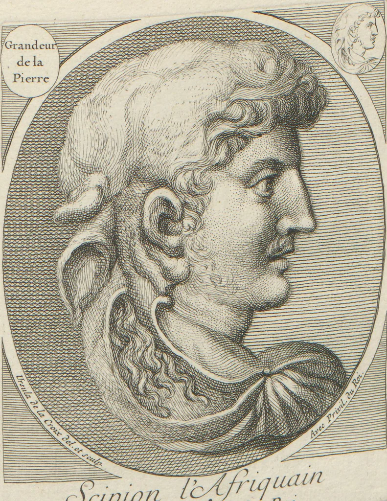 An illustration from [A collection of 48 engravings from ancient gems, etc. / drawn and engraved by E.S.C., Ursule de la Croix, and others, 1709, leaf 38