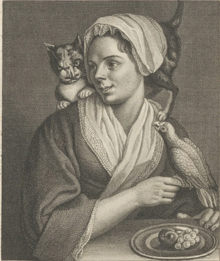 An illustration from [A collection of 48 engravings from ancient gems, etc. / drawn and engraved by E.S.C., Ursule de la Croix, and others, 1709, leaf 4