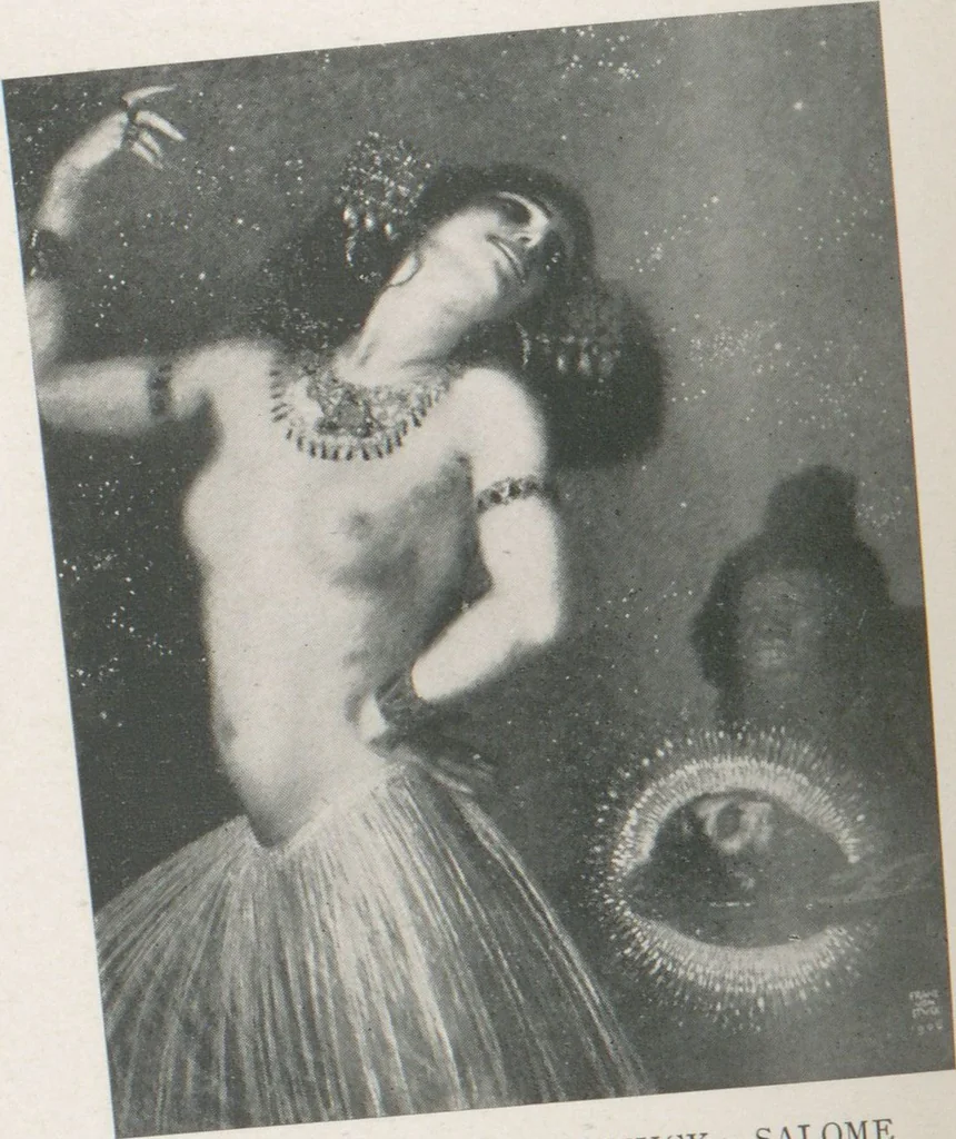 An illustration from Catalogue of an exhibition of contemporary German paintings, 1906, leaf 42