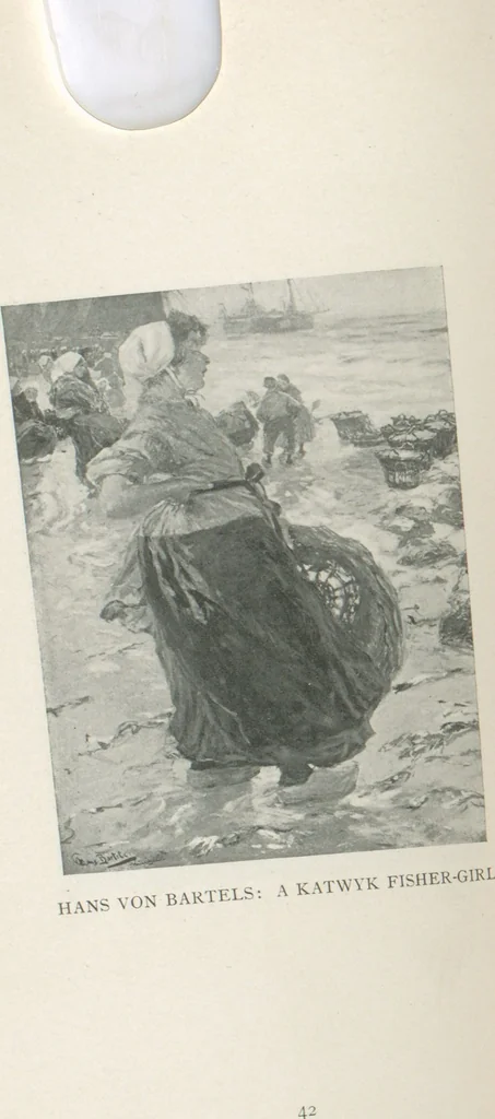 An illustration from Catalogue of an exhibition of contemporary German paintings, 1906, leaf 44