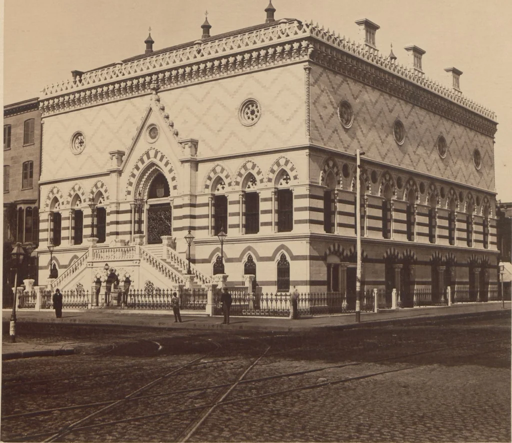 An illustration from National Academy of Design : photographs of the new building / with an introductory essay and description by P.B. Wight, 1866, leaf 11