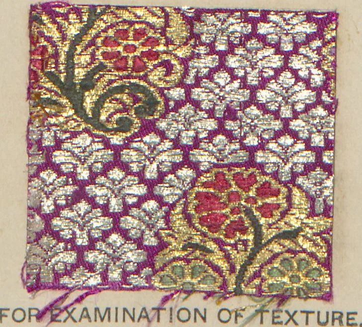 An illustration from Collection of specimens and illustrations of the textile manufactures of India. Second series, 0401-0458 / prepared under the direction of J. Forbes Watson, 1873, leaf 15