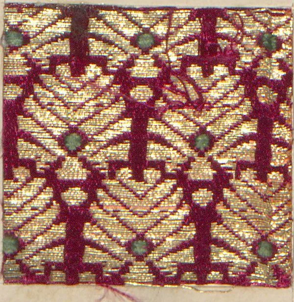 An illustration from Collection of specimens and illustrations of the textile manufactures of India. Second series, 0401-0458 / prepared under the direction of J. Forbes Watson, 1873, leaf 32