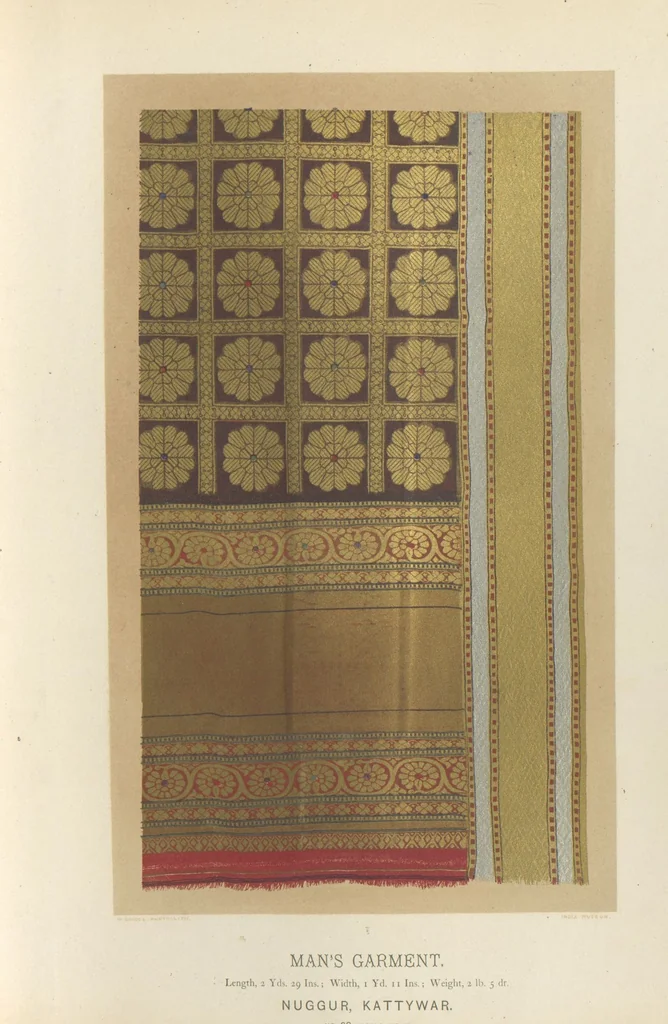 An illustration from Collection of specimens and illustrations of the textile manufactures of India. Second series, 0065-0100 / prepared under the direction of J. Forbes Watson, leaf 10
