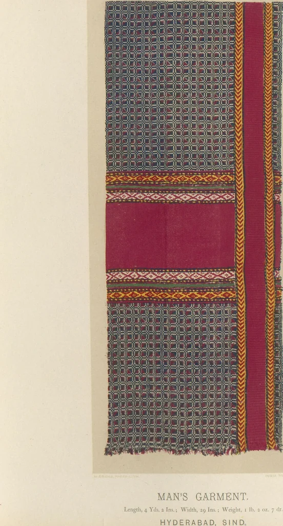 An illustration from Collection of specimens and illustrations of the textile manufactures of India. Second series, 0065-0100 / prepared under the direction of J. Forbes Watson, leaf 26