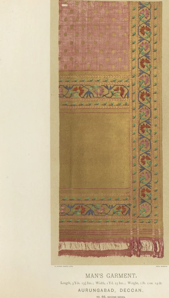 An illustration from Collection of specimens and illustrations of the textile manufactures of India. Second series, 0065-0100 / prepared under the direction of J. Forbes Watson, leaf 4