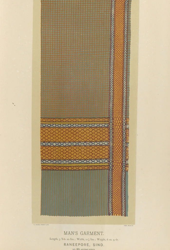 An illustration from Collection of specimens and illustrations of the textile manufactures of India. Second series, 0065-0100 / prepared under the direction of J. Forbes Watson, leaf 40