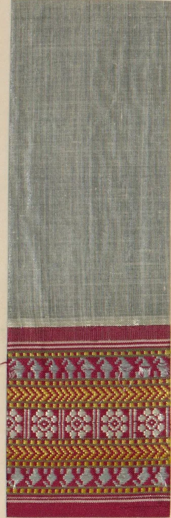 An illustration from Collection of specimens and illustrations of the textile manufactures of India. Second series, 0065-0100 / prepared under the direction of J. Forbes Watson, leaf 47