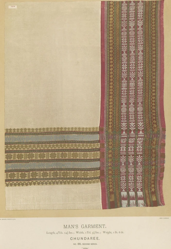 An illustration from Collection of specimens and illustrations of the textile manufactures of India. Second series, 0065-0100 / prepared under the direction of J. Forbes Watson, leaf 50