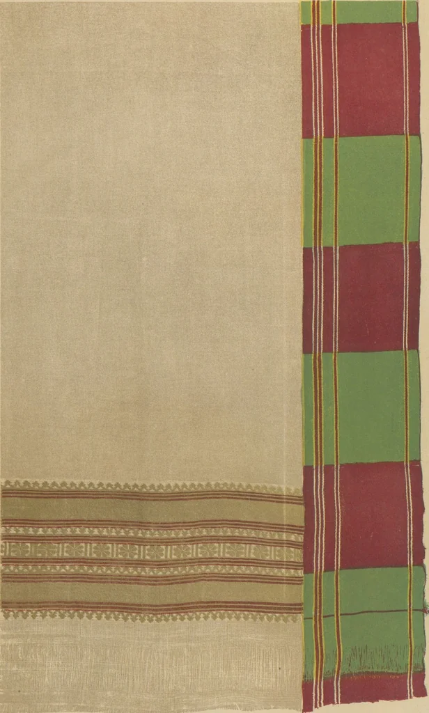 An illustration from Collection of specimens and illustrations of the textile manufactures of India. Second series, 0065-0100 / prepared under the direction of J. Forbes Watson, leaf 52