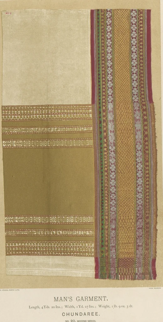 An illustration from Collection of specimens and illustrations of the textile manufactures of India. Second series, 0065-0100 / prepared under the direction of J. Forbes Watson, leaf 54