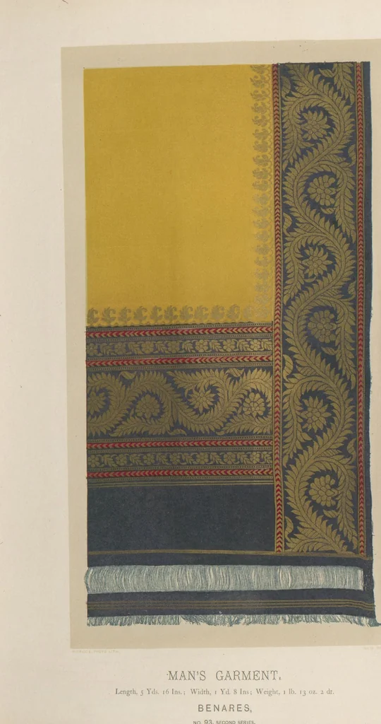 An illustration from Collection of specimens and illustrations of the textile manufactures of India. Second series, 0065-0100 / prepared under the direction of J. Forbes Watson, leaf 60