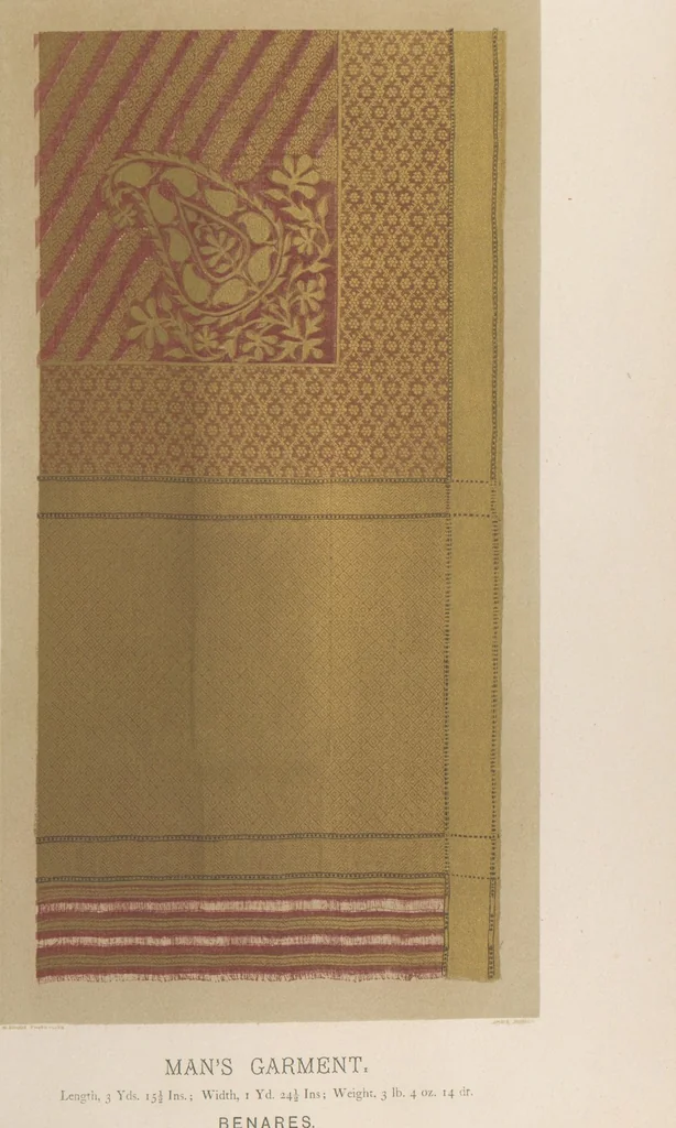 An illustration from Collection of specimens and illustrations of the textile manufactures of India. Second series, 0065-0100 / prepared under the direction of J. Forbes Watson, leaf 62