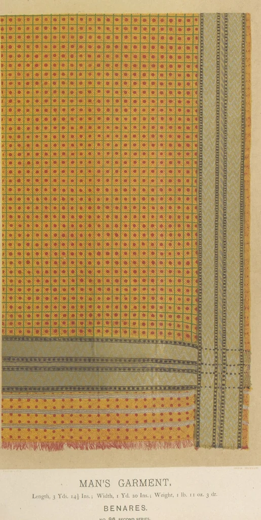 An illustration from Collection of specimens and illustrations of the textile manufactures of India. Second series, 0065-0100 / prepared under the direction of J. Forbes Watson, leaf 66