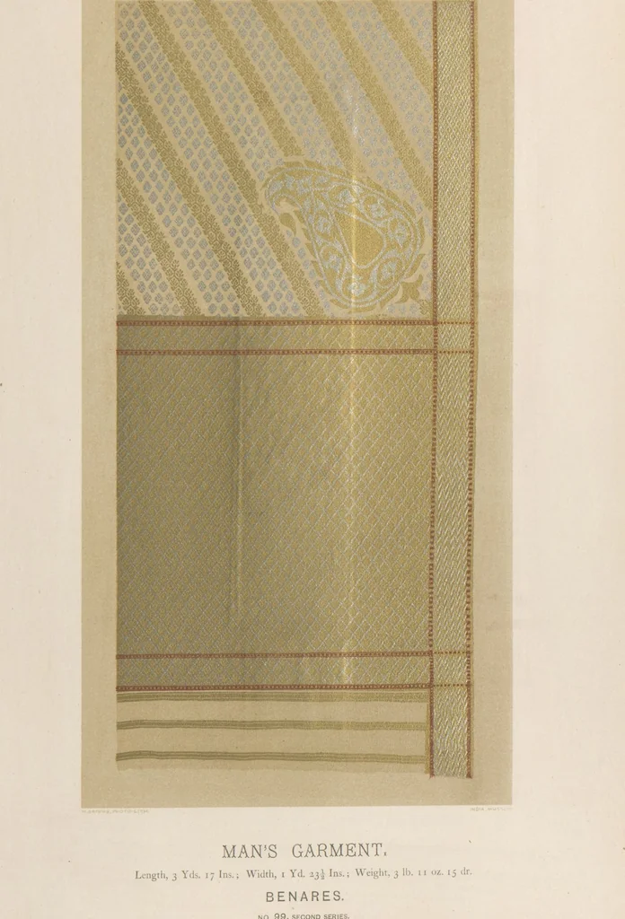 An illustration from Collection of specimens and illustrations of the textile manufactures of India. Second series, 0065-0100 / prepared under the direction of J. Forbes Watson, leaf 72