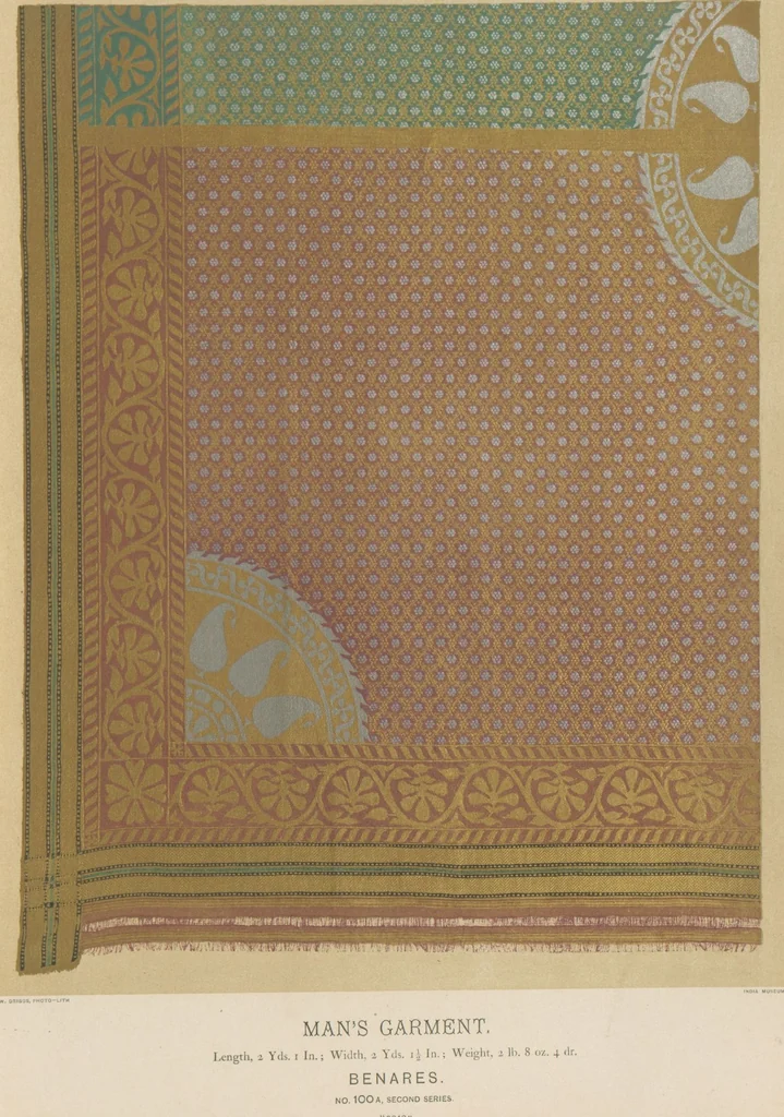 An illustration from Collection of specimens and illustrations of the textile manufactures of India. Second series, 0065-0100 / prepared under the direction of J. Forbes Watson, leaf 75