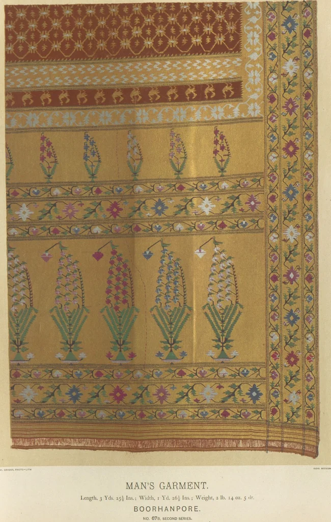 An illustration from Collection of specimens and illustrations of the textile manufactures of India. Second series, 0065-0100 / prepared under the direction of J. Forbes Watson, leaf 8