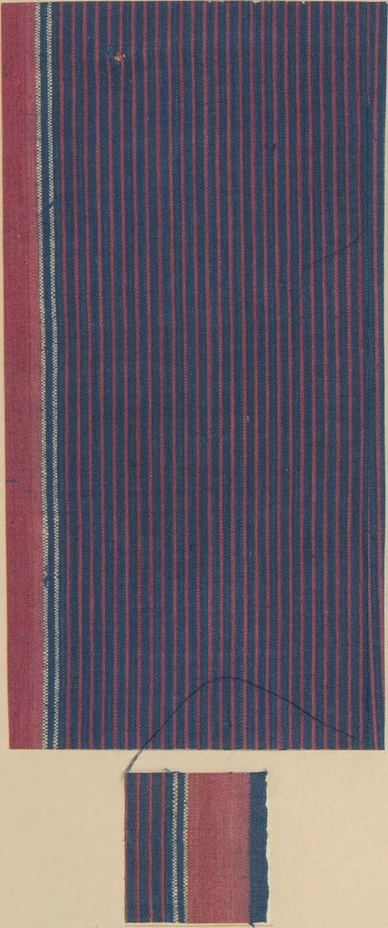 An illustration from Collection of specimens and illustrations of the textile manufactures of India. Second series, 0692-0751 / prepared under the direction of J. Forbes Watson, 1874, leaf 15