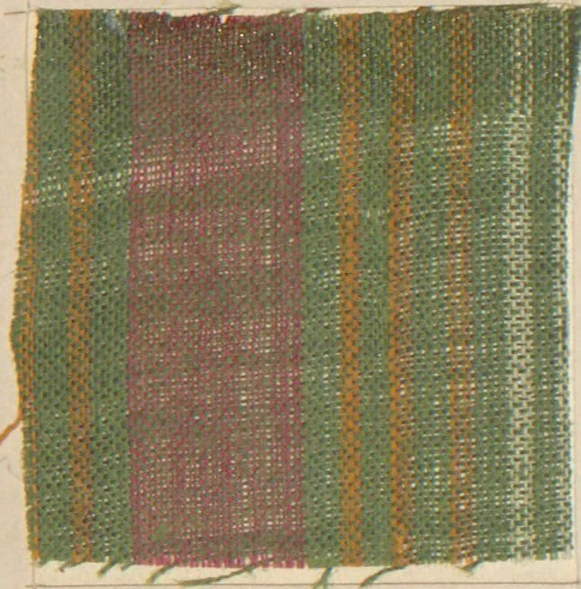 An illustration from Collection of specimens and illustrations of the textile manufactures of India. Second series, 0692-0751 / prepared under the direction of J. Forbes Watson, 1874, leaf 3