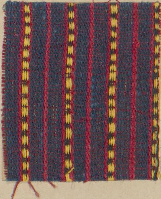 An illustration from Collection of specimens and illustrations of the textile manufactures of India. Second series, 0692-0751 / prepared under the direction of J. Forbes Watson, 1874, leaf 36