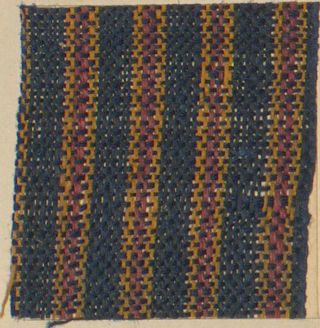 An illustration from Collection of specimens and illustrations of the textile manufactures of India. Second series, 0692-0751 / prepared under the direction of J. Forbes Watson, 1874, leaf 46